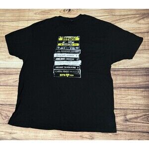 Toby Mac Hits Deep Tour Concert T-Shirt Cassette Style Graphic Size 3XL XXXL